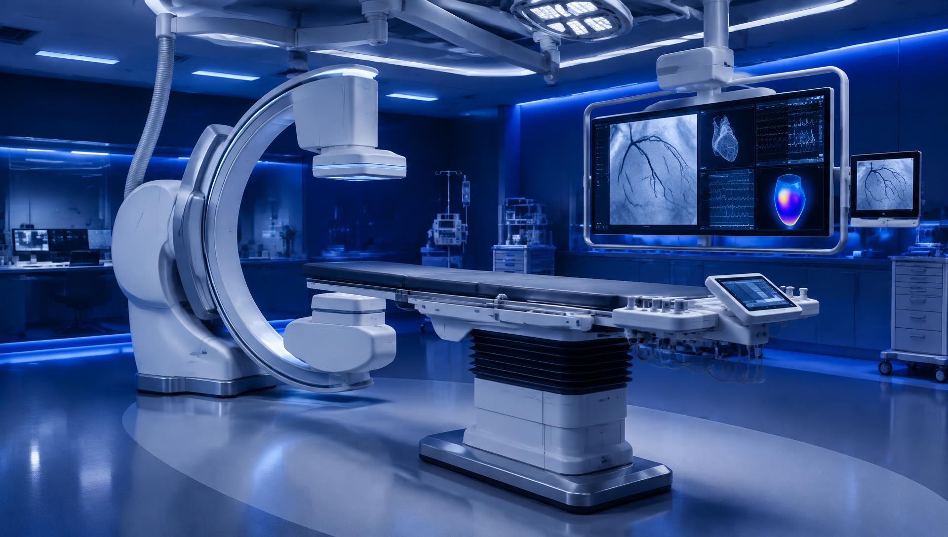 Sala de hemodinamia con tecnología para cardiología intervencionista